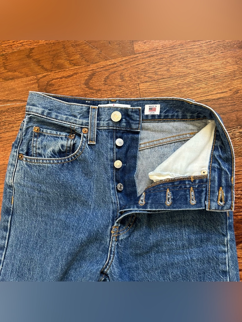 Re/Done High Rise Flared Jeans - Picture 6 of 10